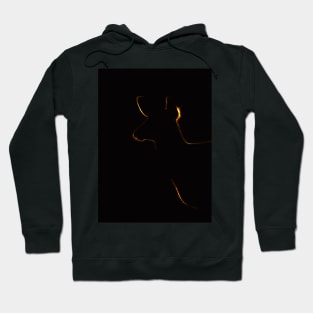 Sunset Doe - White-tailed deer Hoodie